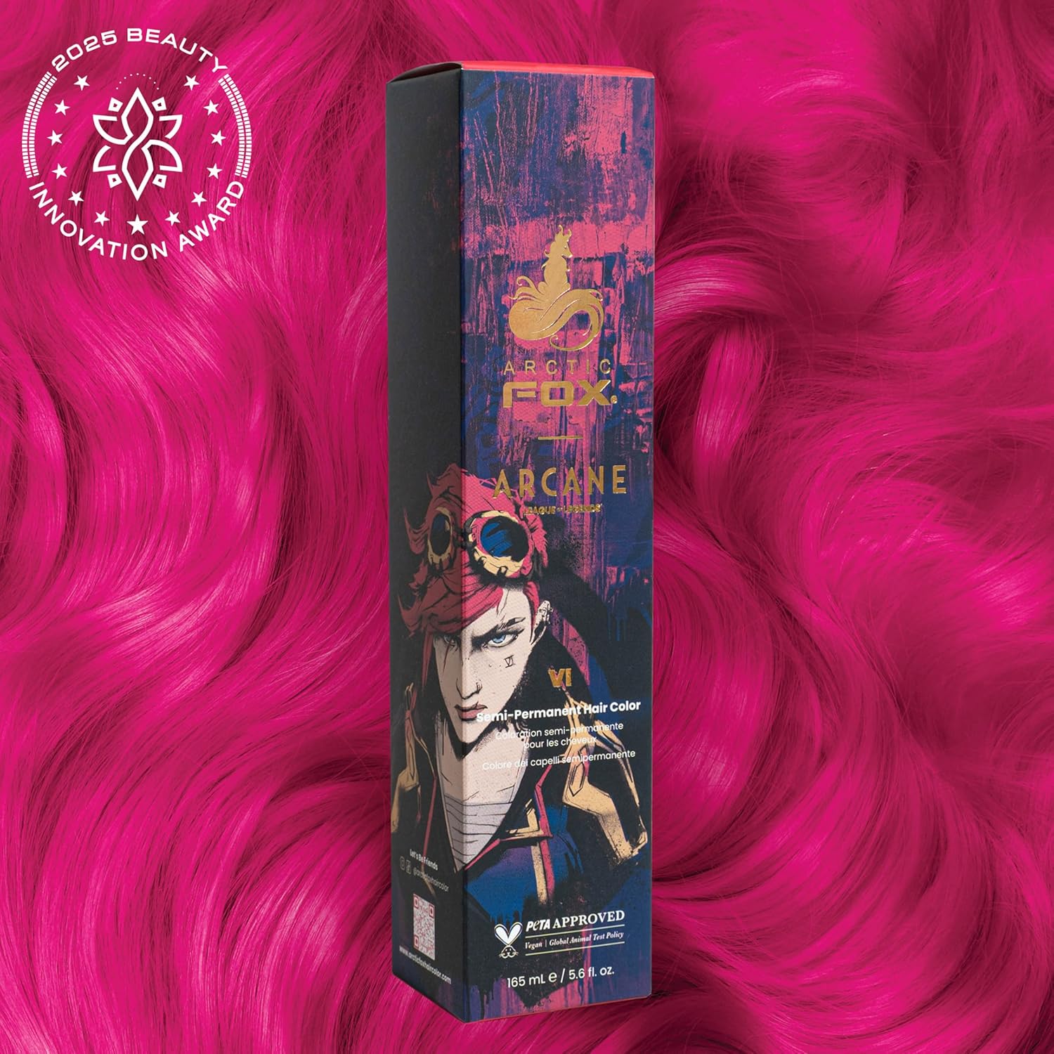 TINTURA SEMIPERMANENTE ARCTIC FOX ARCANE VI ROSA INTENSO 165ML - 2