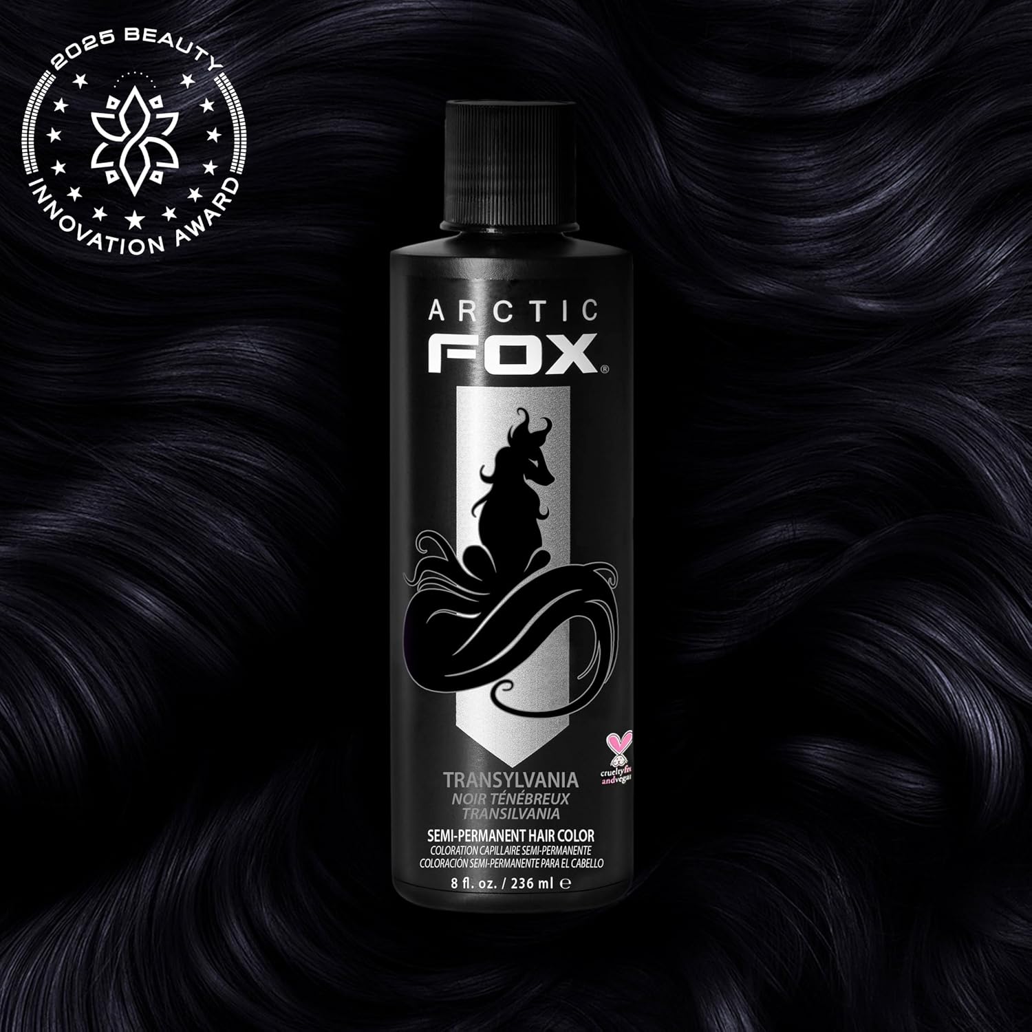 TINTURA SEMIPERMANENTE ARCTIC FOX TRANSYLVANIA BLACK 2 X 8 OZ - 2
