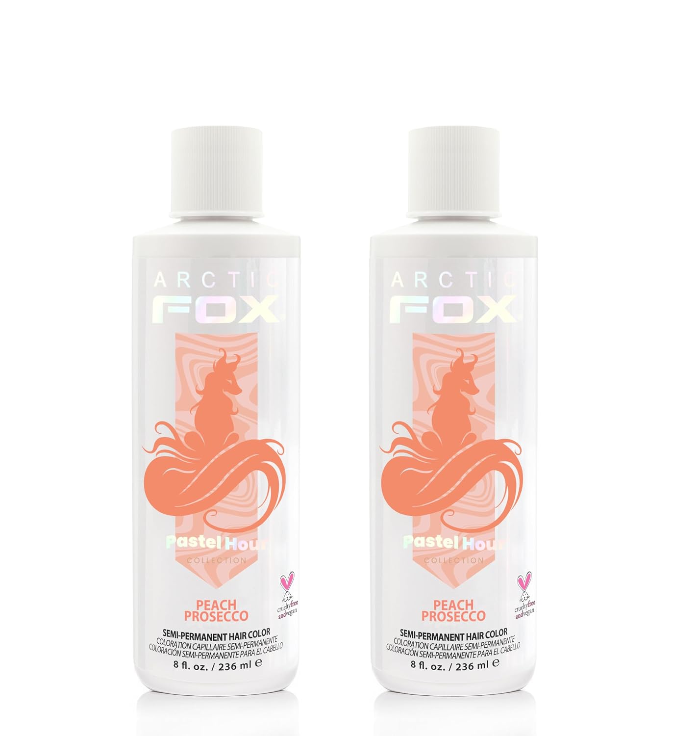 TINTURA ARCTIC FOX PEACH PROSECCO SIN AMONÍACO VEGANA 2 X 8 OZ - 1