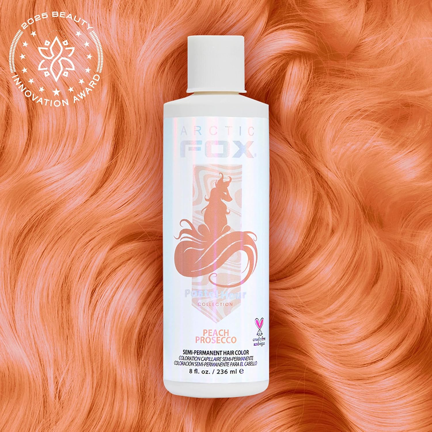 TINTURA ARCTIC FOX PEACH PROSECCO SIN AMONÍACO VEGANA 2 X 8 OZ - 2