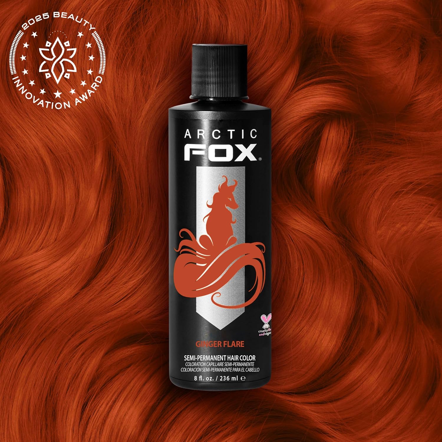 TINTURA SEMIPERMANENTE ARCTIC FOX GINGER FLARE NARANJA COBRE 2 X 8 OZ - 2