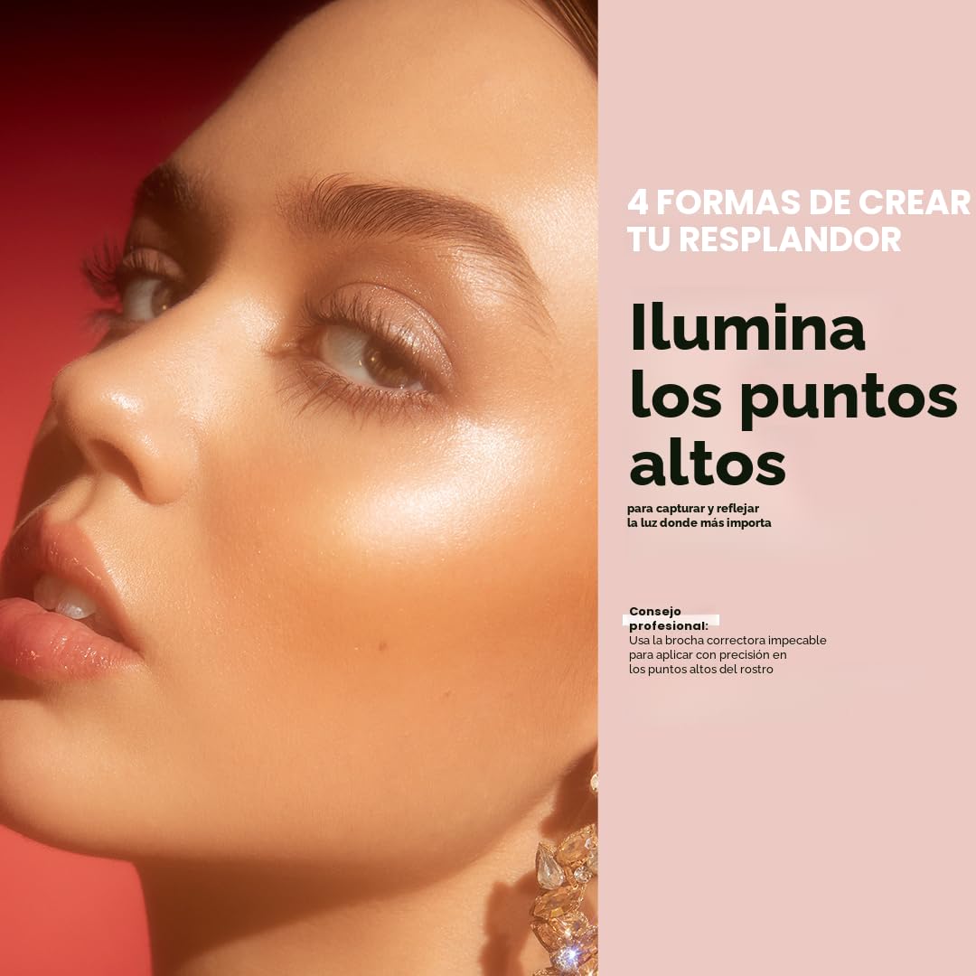E.L.F. HALO GLOW LIQUID FILTER HIDRATANTE TONO 3 LIGHT/MEDIUM - 4
