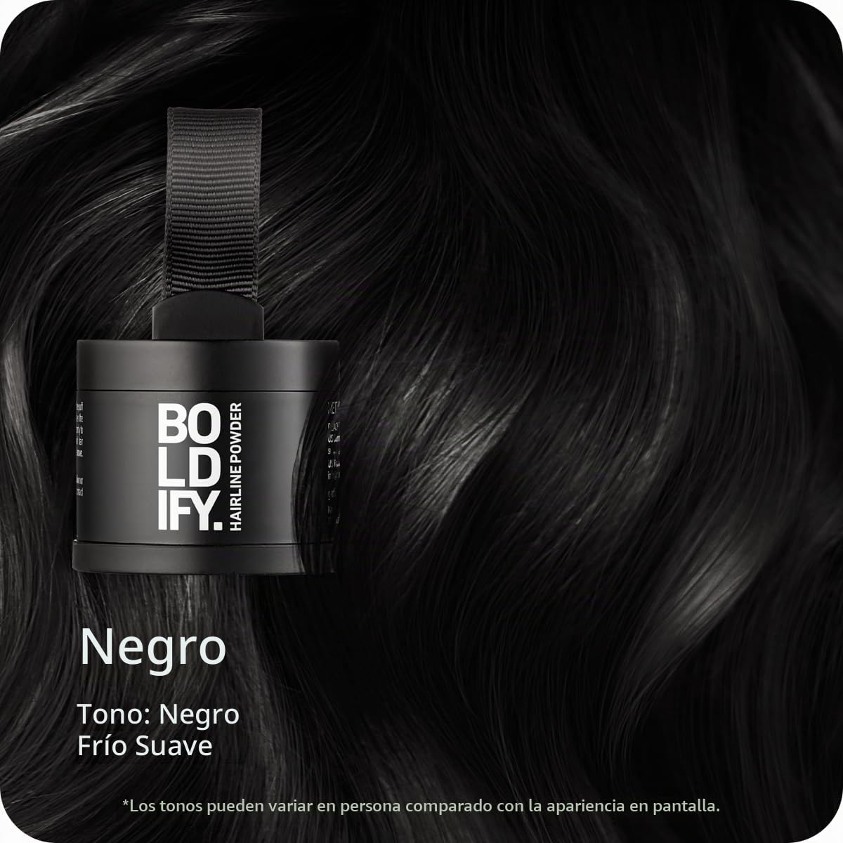 POLVO PARA RAÍCES BOLDIFY HAIRLINE POWDER NEGRO 4G - 2