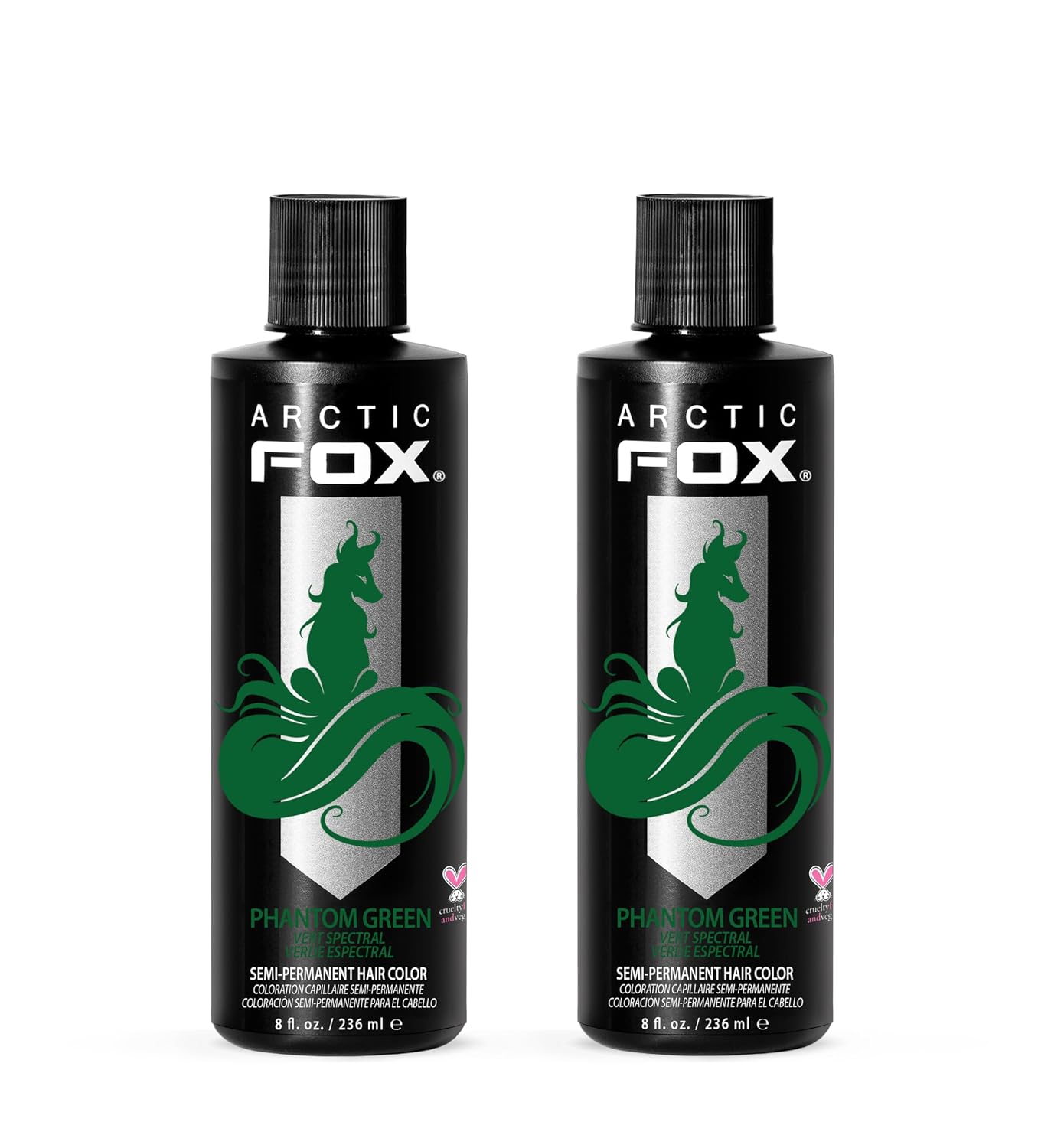 TINTURA SEMIPERMANENTE ARCTIC FOX PHANTOM GREEN 2 X 8 OZ - 1