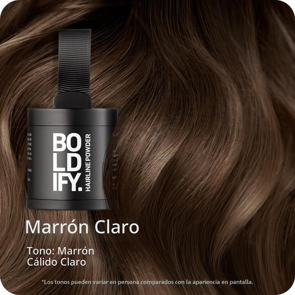 POLVO PARA RAÍCES BOLDIFY HAIRLINE POWDER CASTAÑO CLARO 10G - 2