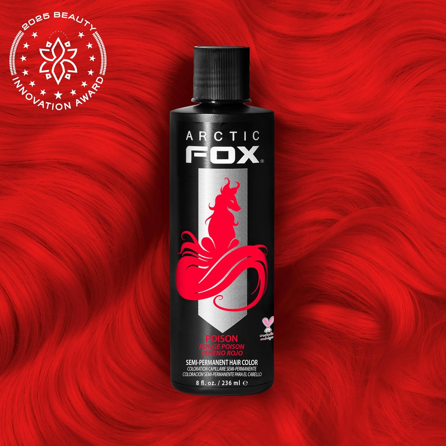 TINTURA SEMIPERMANENTE ARCTIC FOX POISON ROJO 2 X 8 OZ - 2