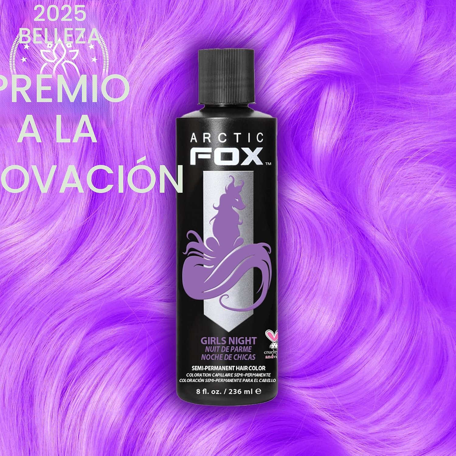 TINTURA SEMIPERMANENTE ARCTIC FOX GIRLS NIGHT LILA PASTEL 2 X 8 OZ - 2