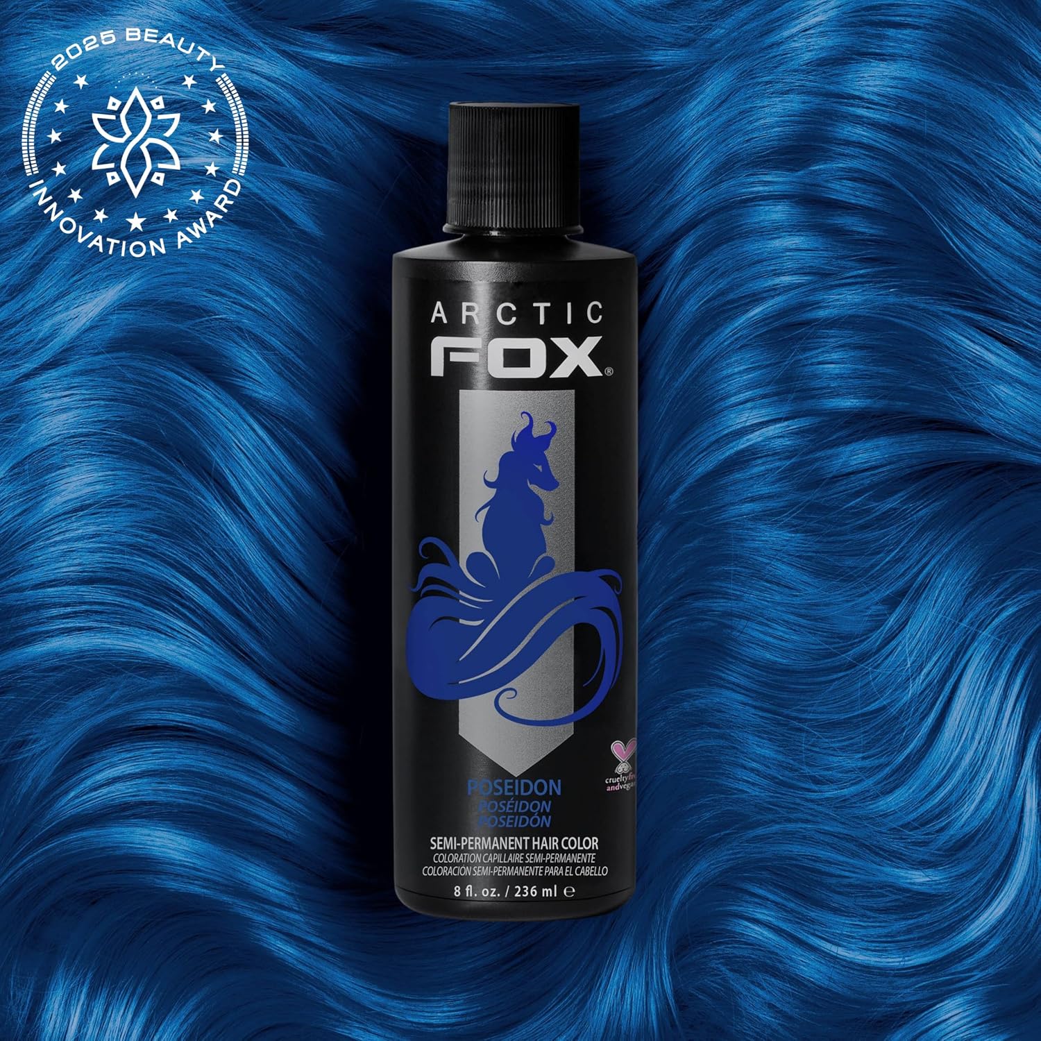 TINTURA SEMIPERMANENTE ARCTIC FOX POSEIDON AZUL TEAL 2 X 8 OZ - 2