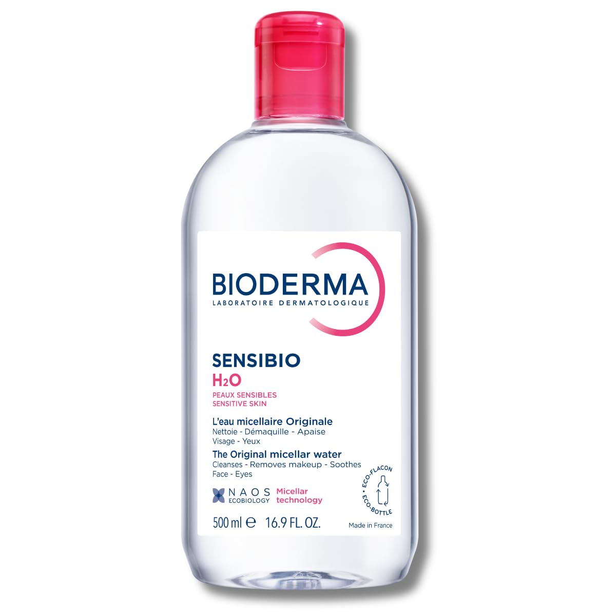 AGUA MICELAR BIODERMA SENSIBIO H2O DESMAQUILLANTE PARA PIEL SENSIBLE - 1