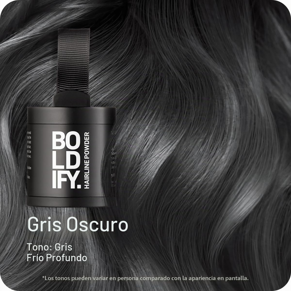 POLVO PARA RAÍCES BOLDIFY HAIRLINE POWDER GRIS OSCURO 10G - 2