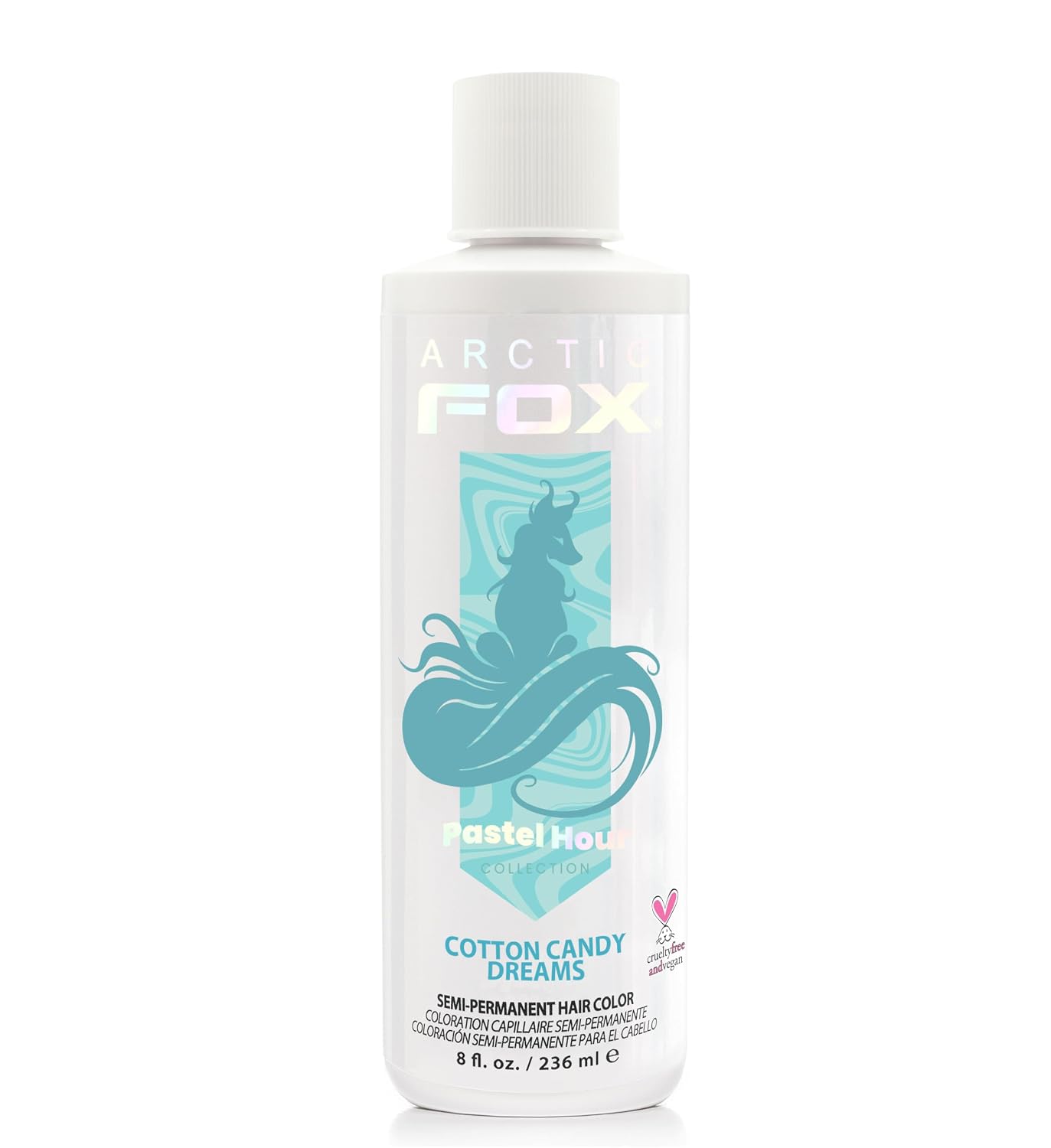 TINTURA SEMIPERMANENTE ARCTIC FOX COTTON CANDY DREAMS AZUL PASTEL 8 FL OZ - 1