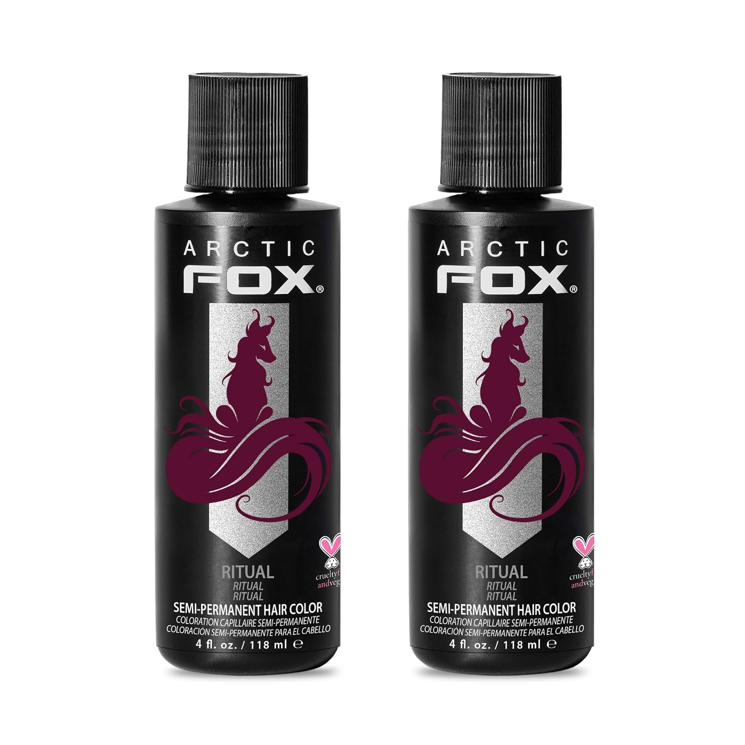 TINTURA SEMIPERMANENTE ARCTIC FOX RITUAL BURGUNDY VEGANA 2 X 4 FL OZ - 1