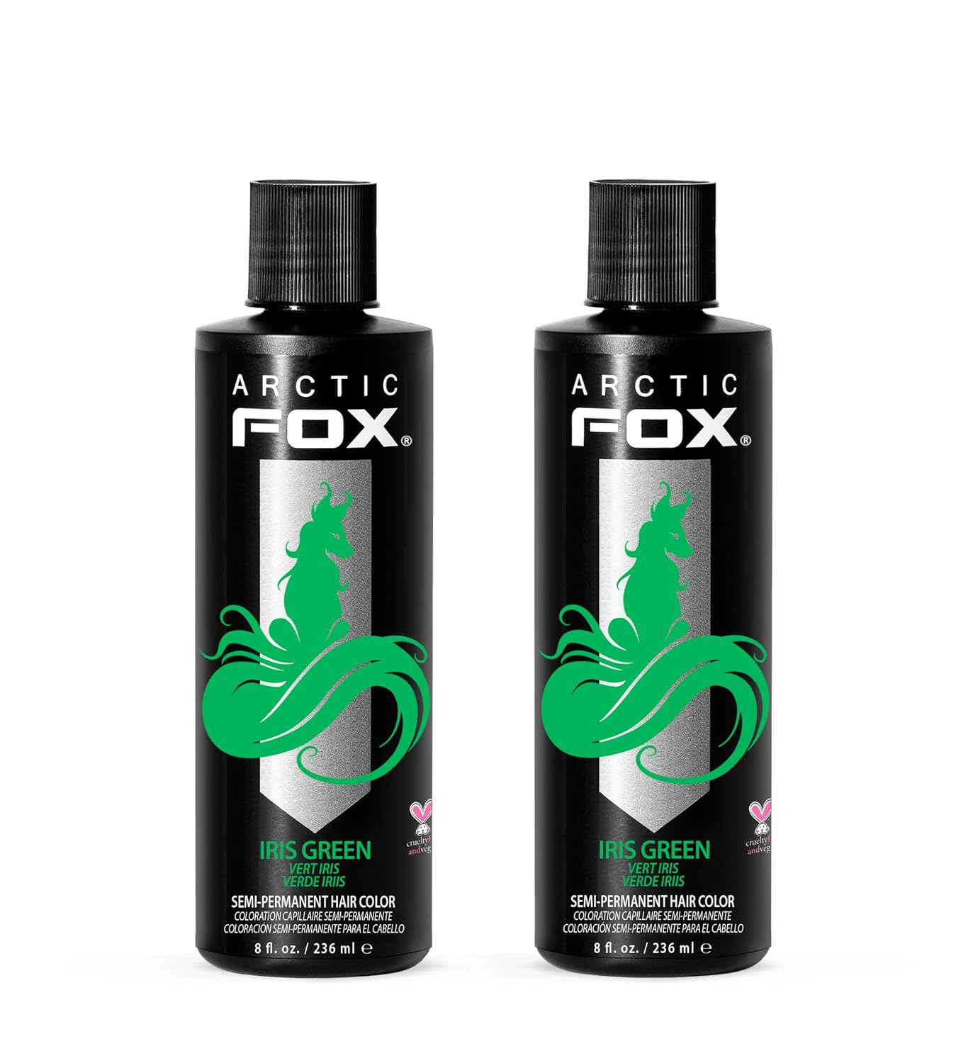 TINTURA SEMIPERMANENTE ARCTIC FOX IRIS GREEN 2X8 OZ - 1