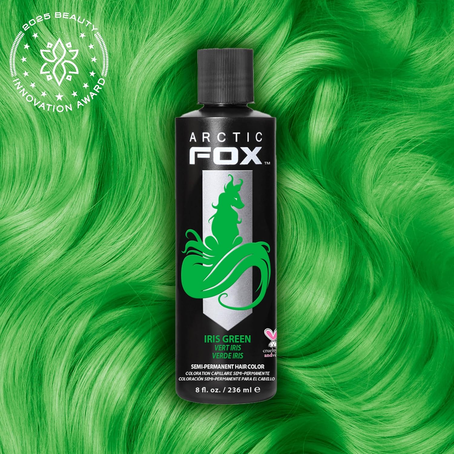 TINTURA SEMIPERMANENTE ARCTIC FOX IRIS GREEN 2X8 OZ - 2
