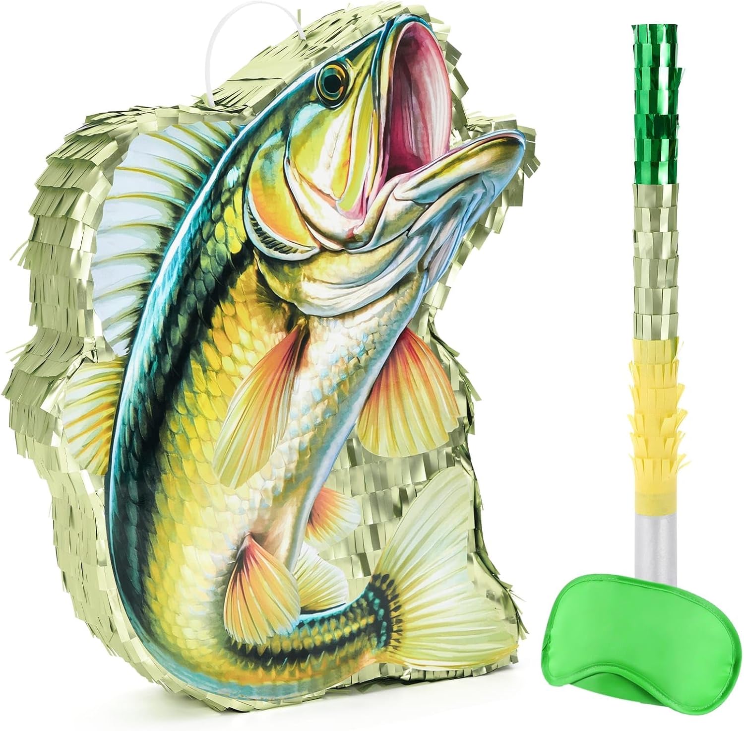PIÑATA PEZ WERNNSAI PARA FIESTA DE CUMPLEAÑOS TEMÁTICA DE PESCA - 1