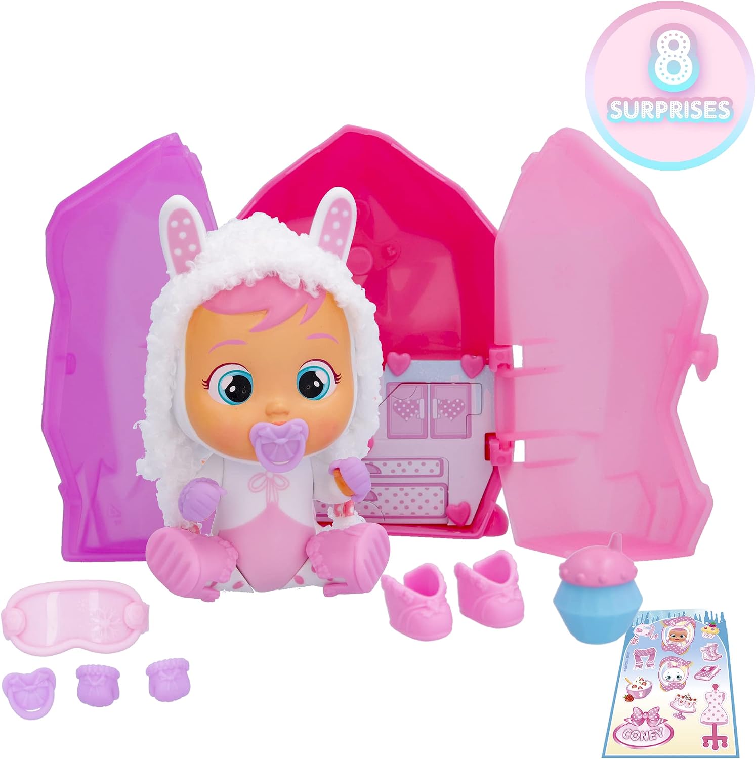 MUÑECA CRY BABIES MAGIC TEARS ICY WORLD KEEP ME WARM SERIES CON 8 SORPRESAS - 2
