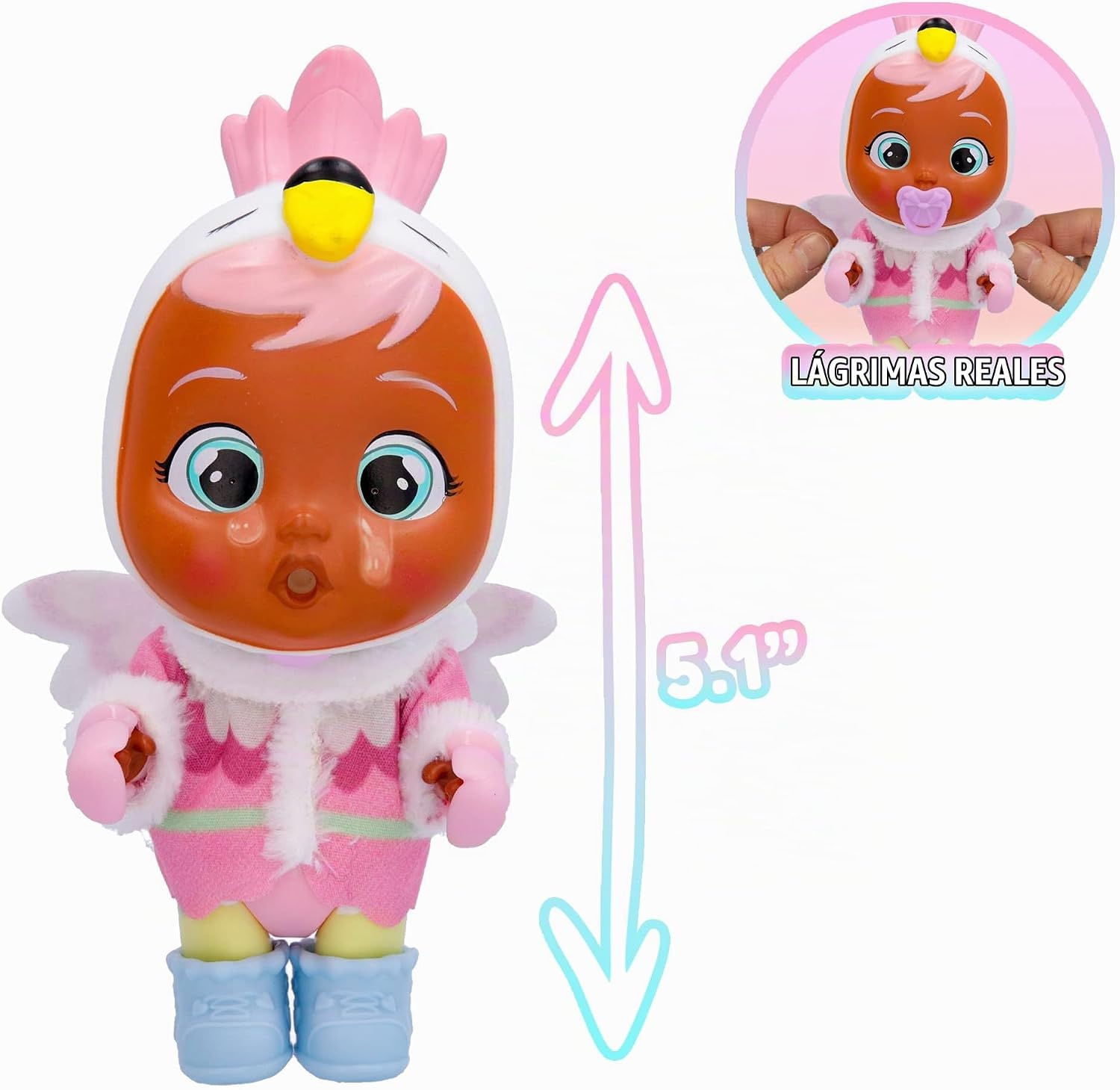 MUÑECA CRY BABIES MAGIC TEARS ICY WORLD KEEP ME WARM SERIES CON 8 SORPRESAS - 3