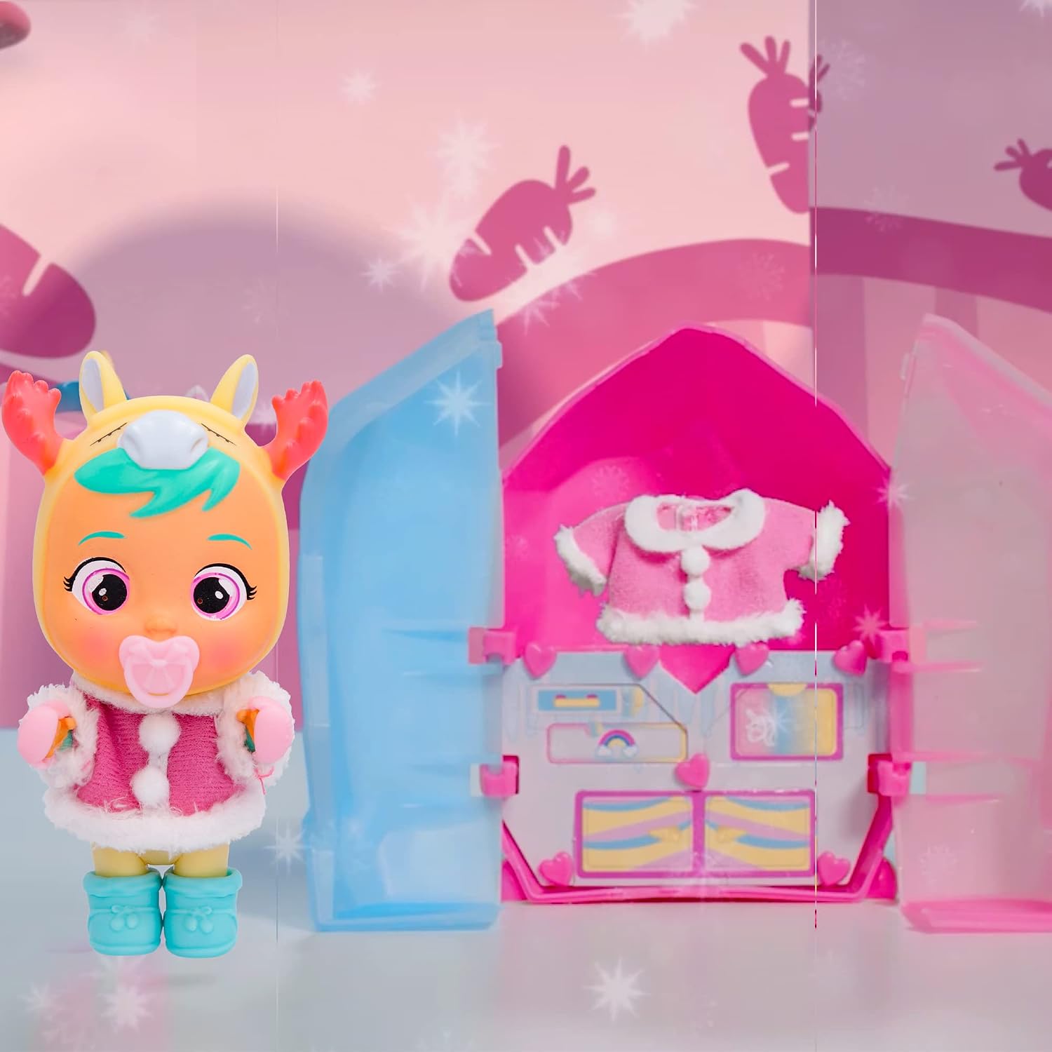 MUÑECA CRY BABIES MAGIC TEARS ICY WORLD KEEP ME WARM SERIES CON 8 SORPRESAS - 4