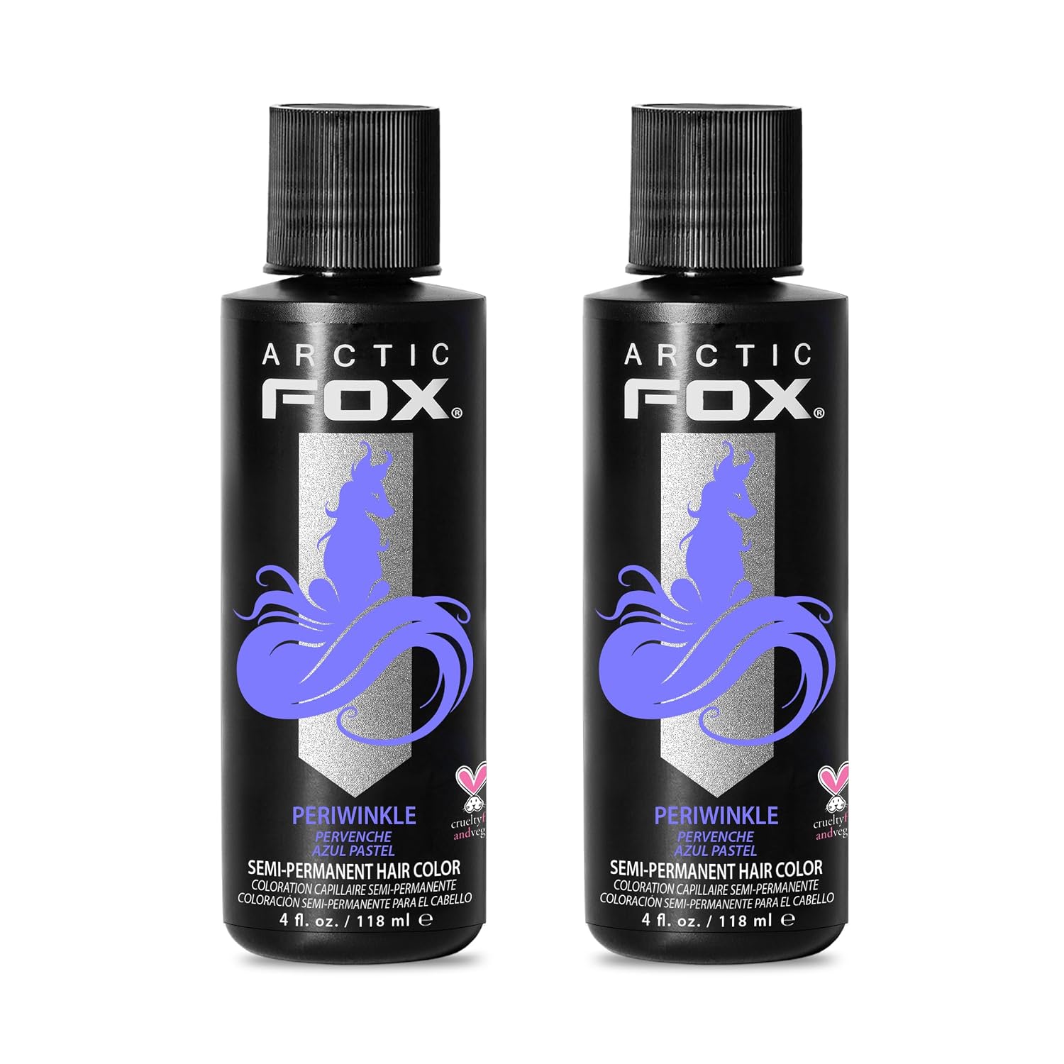 TINTURA SEMIPERMANENTE ARCTIC FOX PERIWINKLE BLUE VEGANA 2 X 4 OZ - 1