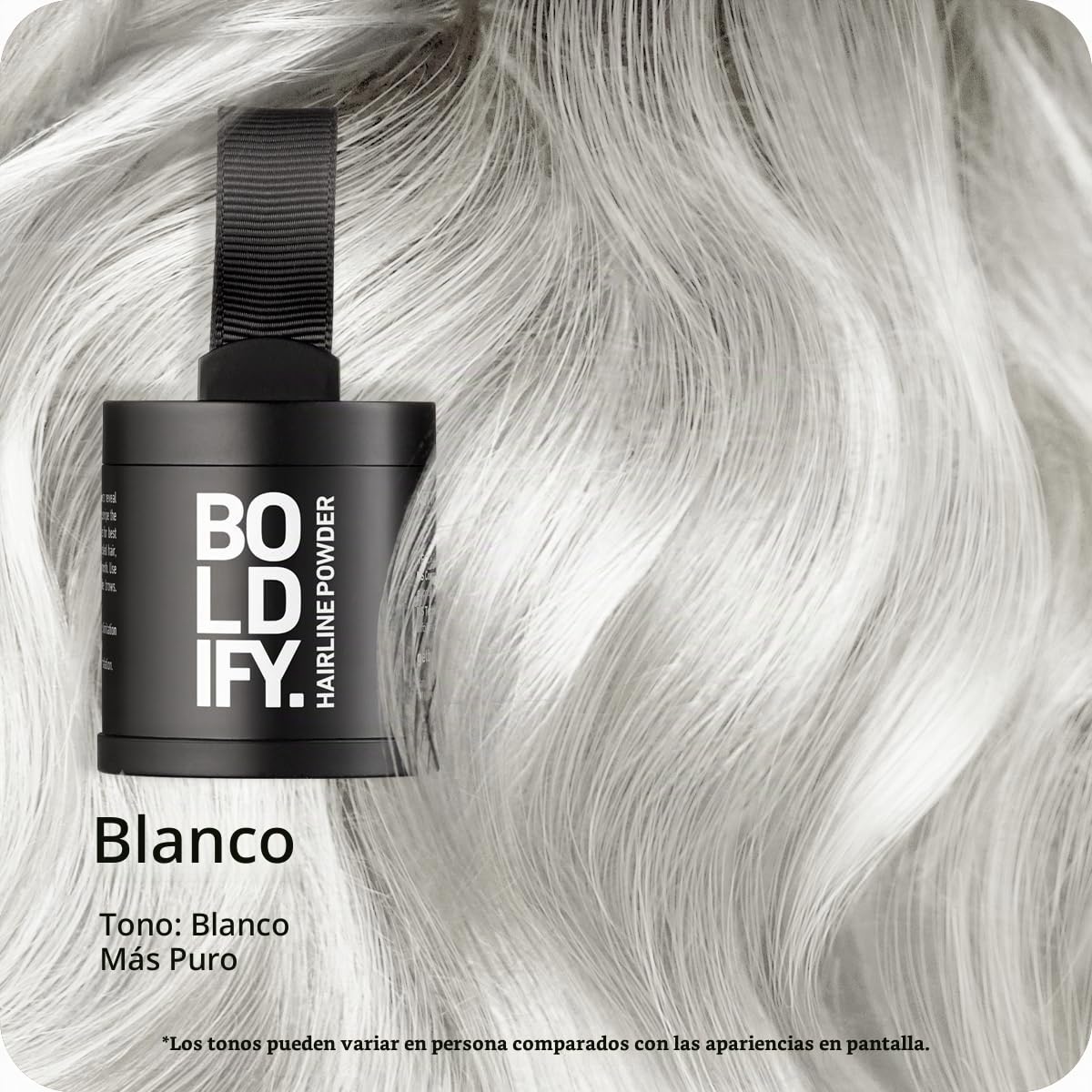 POLVO PARA RAÍCES BOLDIFY HAIRLINE POWDER RETOQUE CAPILAR BLANCO 10G - 2