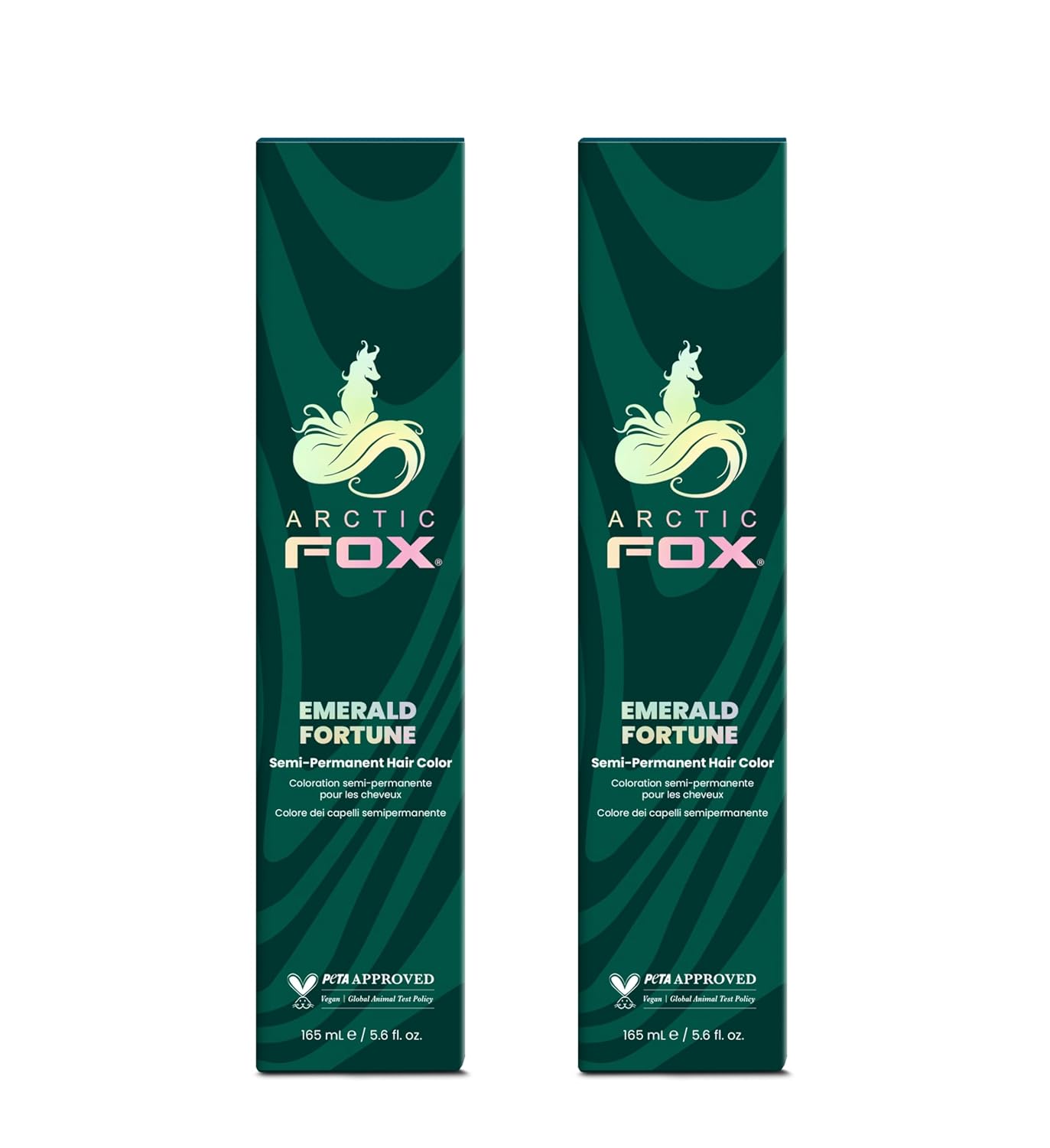 TINTURA SEMIPERMANENTE ARCTIC FOX EMERALD FORTUNE VERDE ESMERALDA 2 X 5.6 OZ - 1