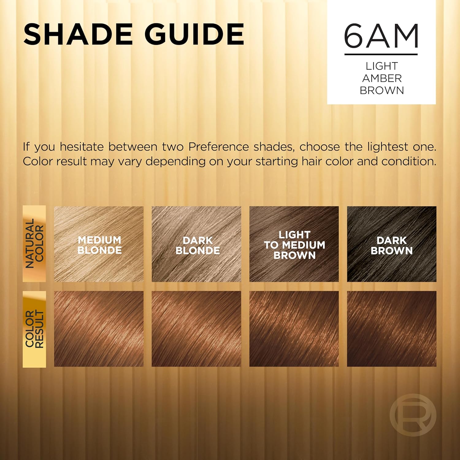 TINTURA PERMANENTE L'ORÉAL PARIS SUPERIOR PREFERENCE 6AM CASTAÑO ÁMBAR CLARO KIT X2 - 5