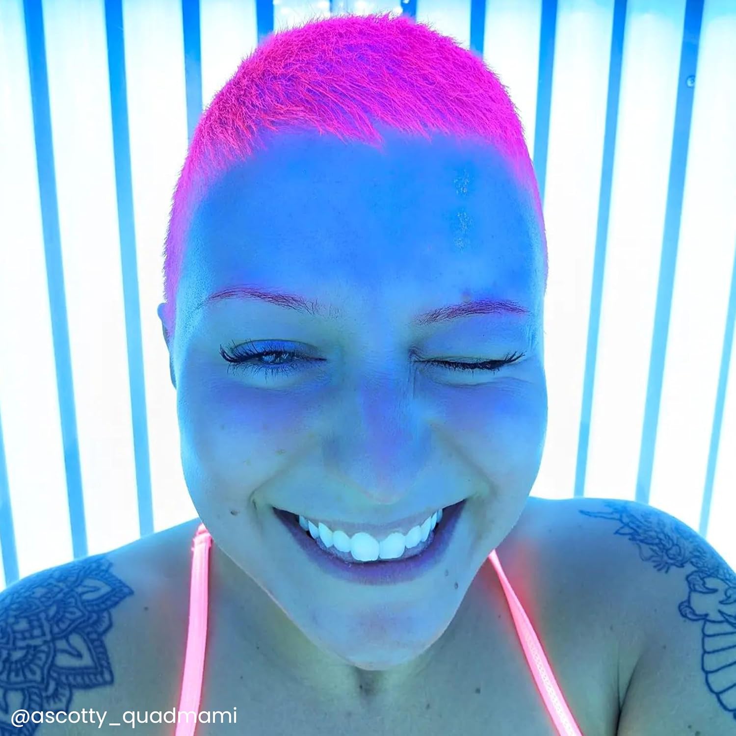 TINTURA SEMIPERMANENTE ARCTIC FOX ELECTRIC PARADISE UV ROSA NEÓN 2 X 8 OZ - 4