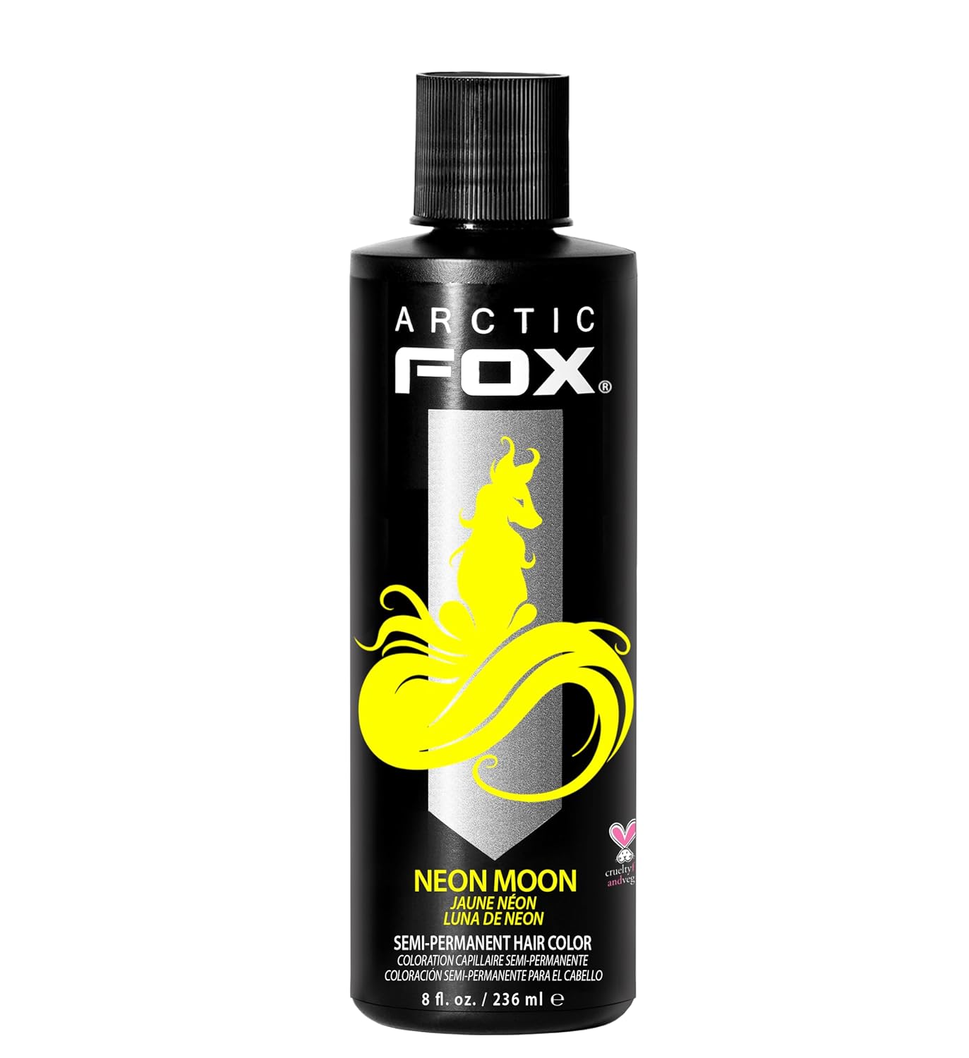 TINTURA CAPILAR SEMIPERMANENTE ARCTIC FOX NEON MOON AMARILLO NEÓN 8 FL OZ - 1