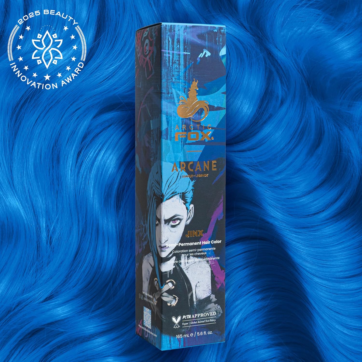 TINTURA SEMIPERMANENTE ARCTIC FOX JINX AZUL ELÉCTRICO 2 X 5.6 OZ - 2