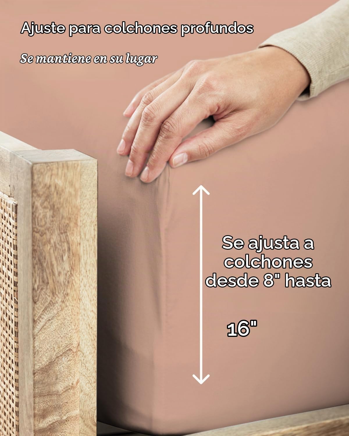 JUEGO DE SÁBANAS TWIN XL 3 PIEZAS MICROFIBRA MALVA - 4