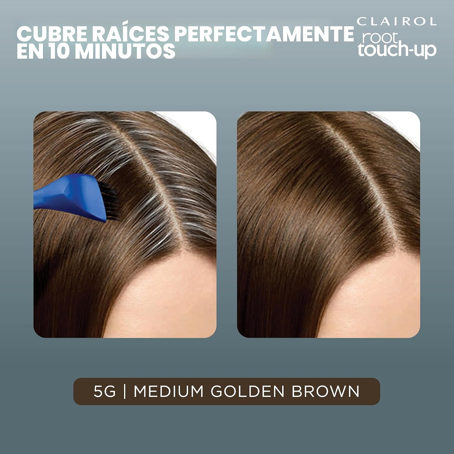 TINTURA PERMANENTE CLAIROL ROOT TOUCH UP 5G CASTAÑO DORADO MEDIO PACK 2 - 3