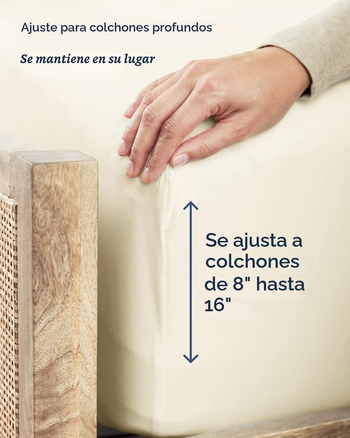 JUEGO DE SÁBANAS FULL XL 4 PIEZAS CGK UNLIMITED BLANCO - 4