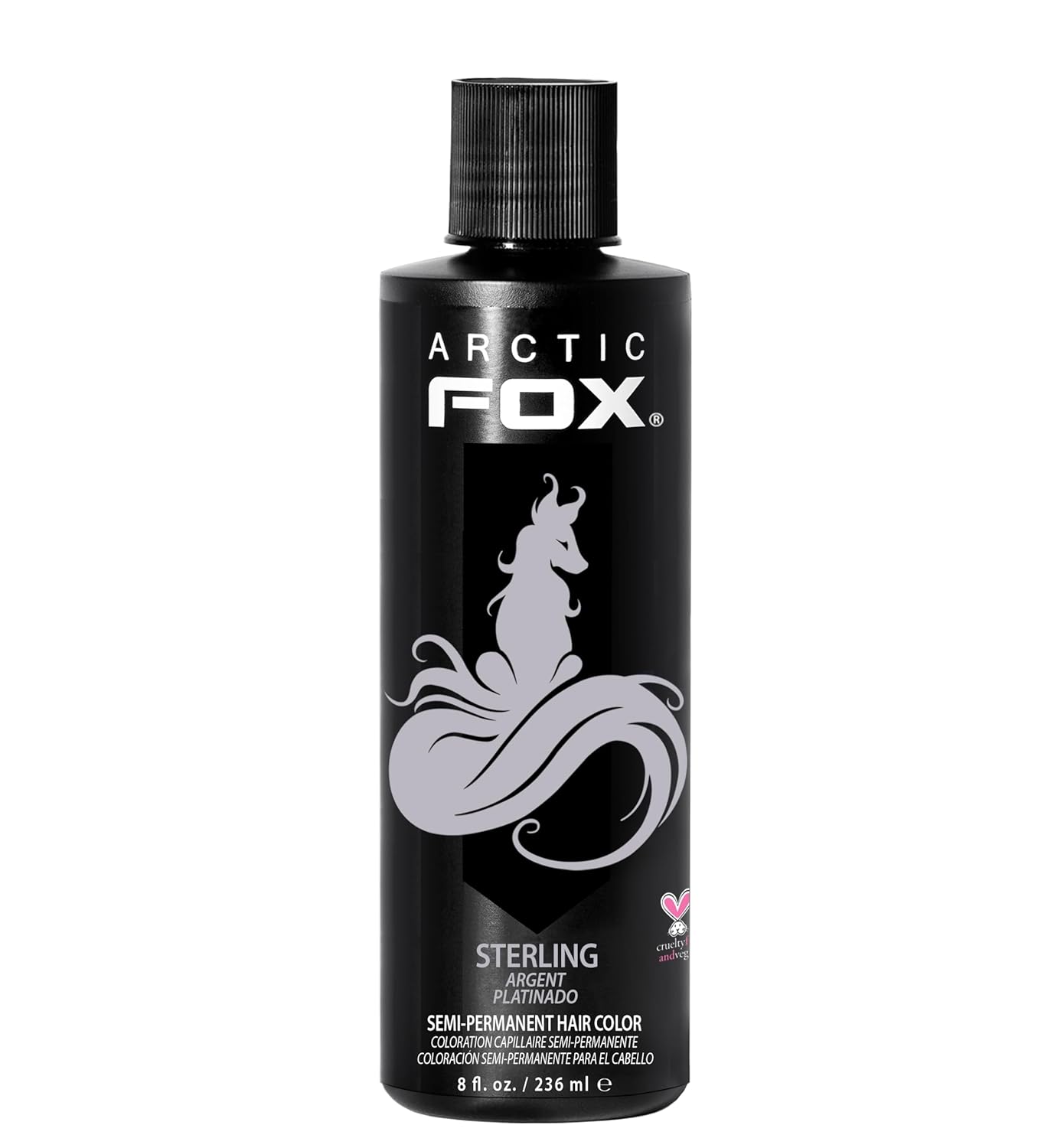 TINTURA CAPILAR ARCTIC FOX STERLING SEMIPERMANENTE VEGANA 8 FL OZ - 1