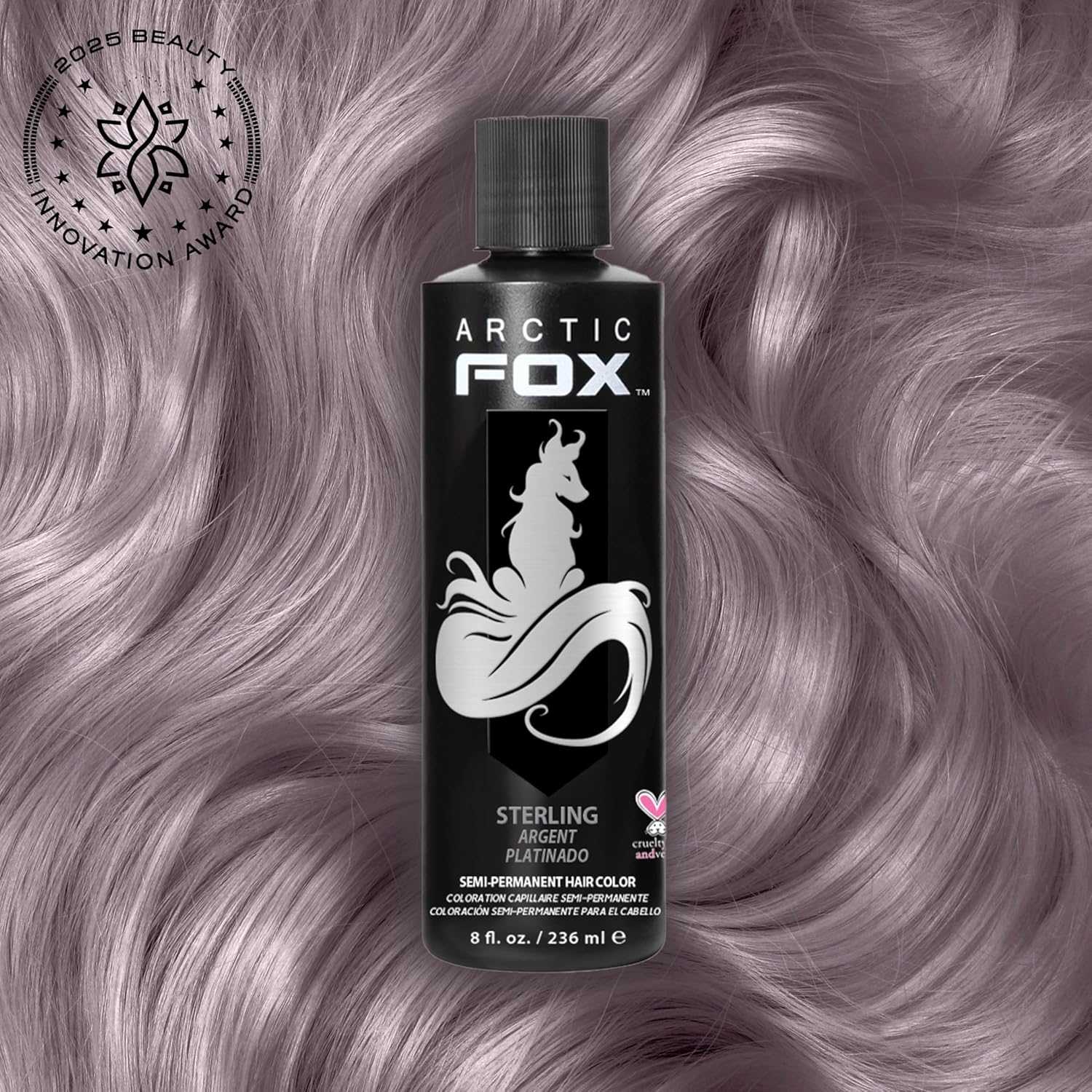 TINTURA CAPILAR ARCTIC FOX STERLING SEMIPERMANENTE VEGANA 8 FL OZ - 2