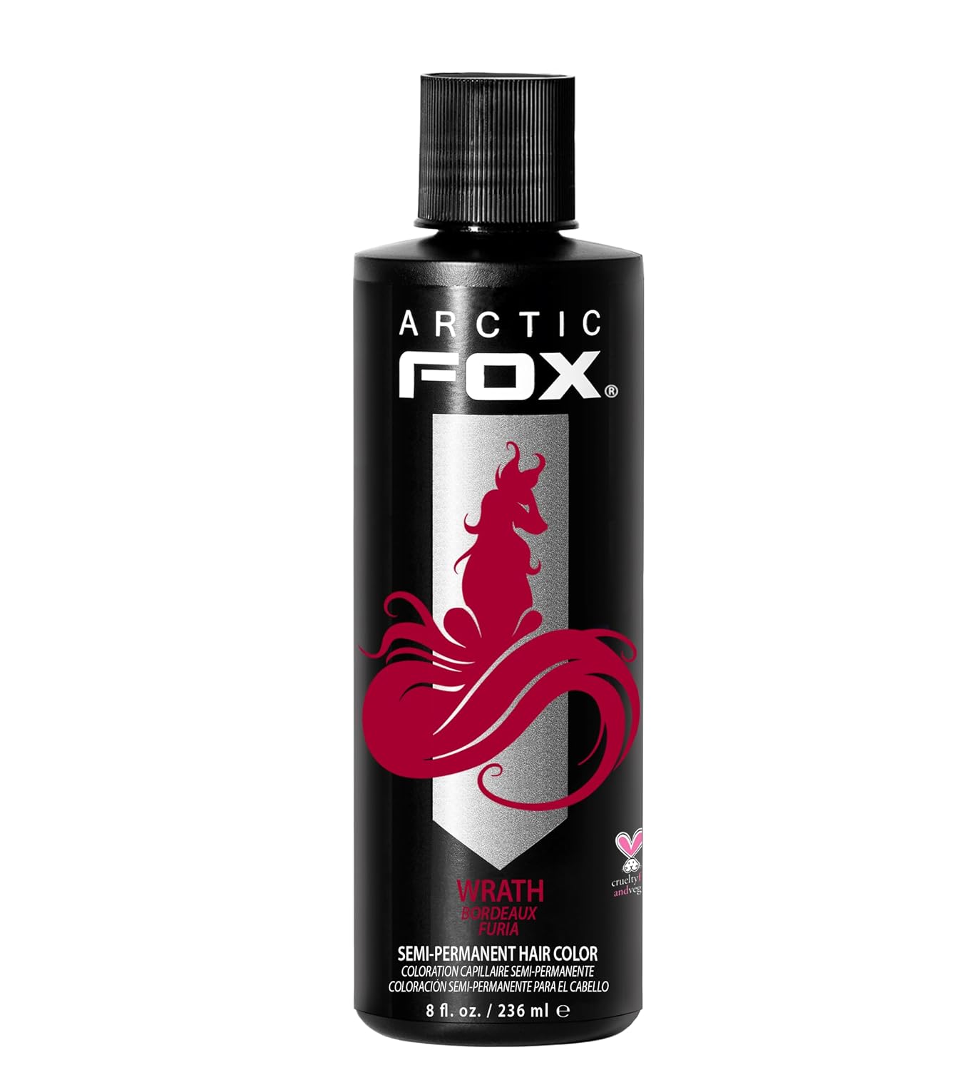 TINTURA SEMIPERMANENTE ARCTIC FOX WRATH ROJO INTENSO 237 ML - 1