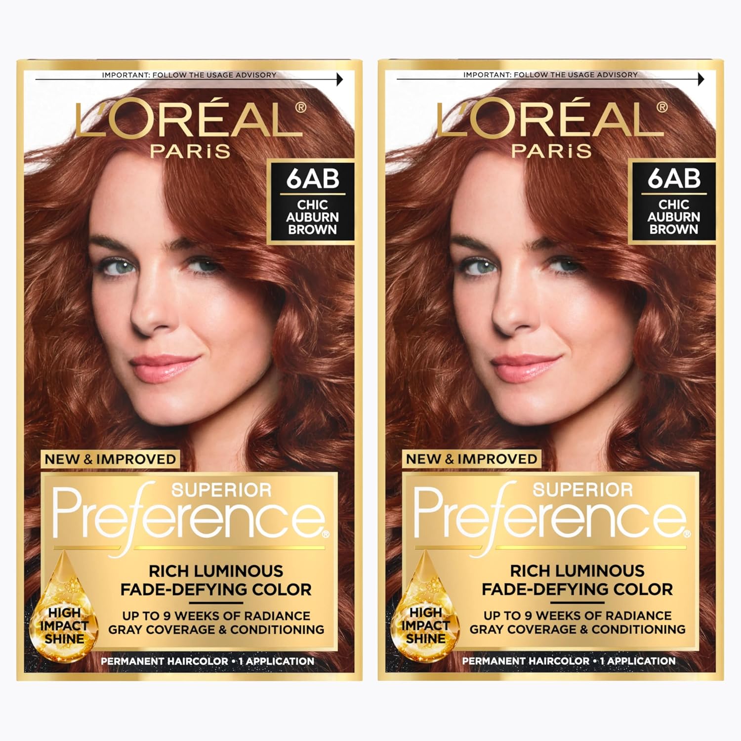 TINTURA PERMANENTE L'ORÉAL PARIS SUPERIOR PREFERENCE CASTAÑO ROJIZO OSCURO 6AB - 1