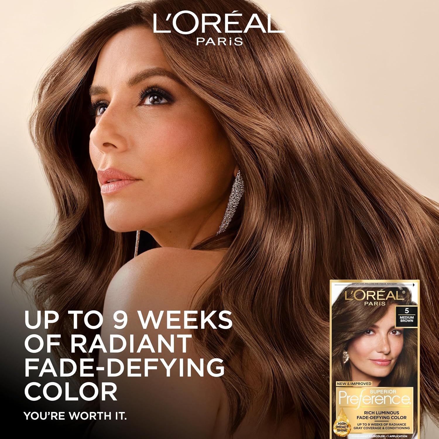 TINTURA PERMANENTE L'ORÉAL PARIS SUPERIOR PREFERENCE CASTAÑO ROJIZO OSCURO 6AB - 2