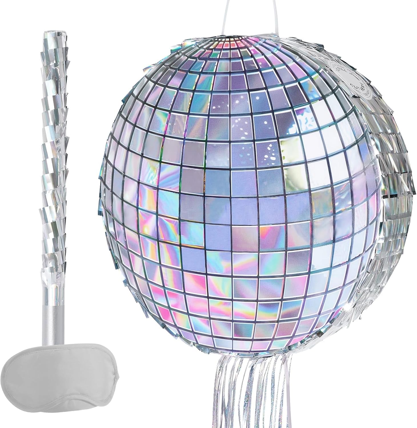 PIÑATA DISCO BALL WERNNSAI PLATEADO - 1