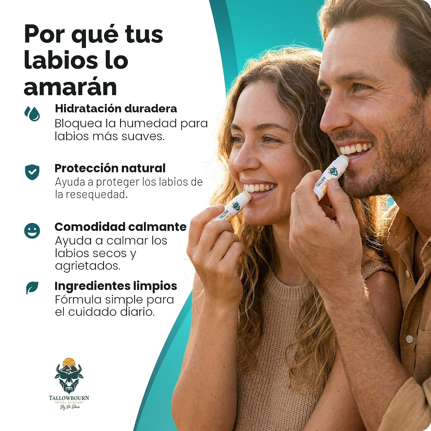 BÁLSAMO LABIAL HIDRATANTE TALLOWBOURN GRASS-FED BEEF TALLOW NARANJA DULCE PACK 3 - 3