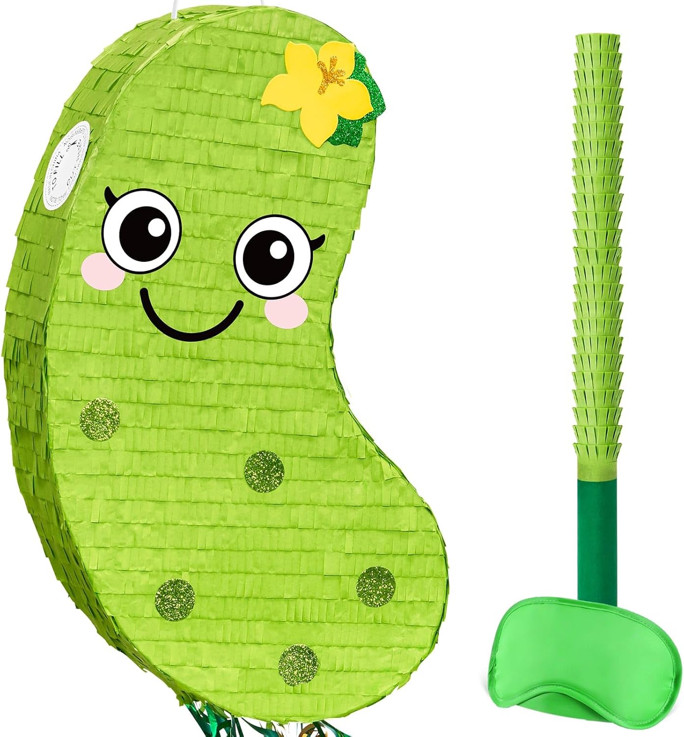 PIÑATA PEPINO WERNNSAI DECORACIÓN DE FIESTA TEMÁTICA - 1