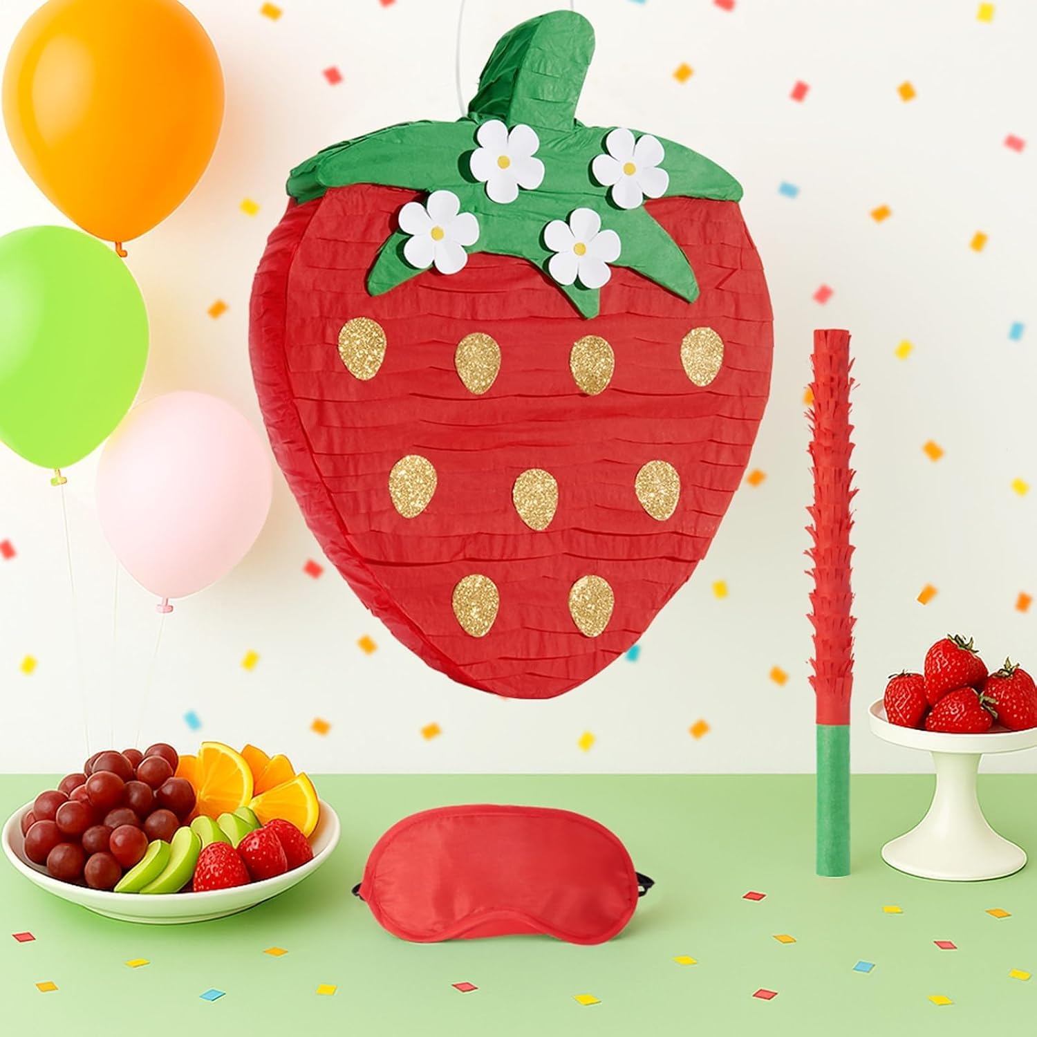 PIÑATA FRESA ROJA WERNNSAI PARA NIÑOS - 2