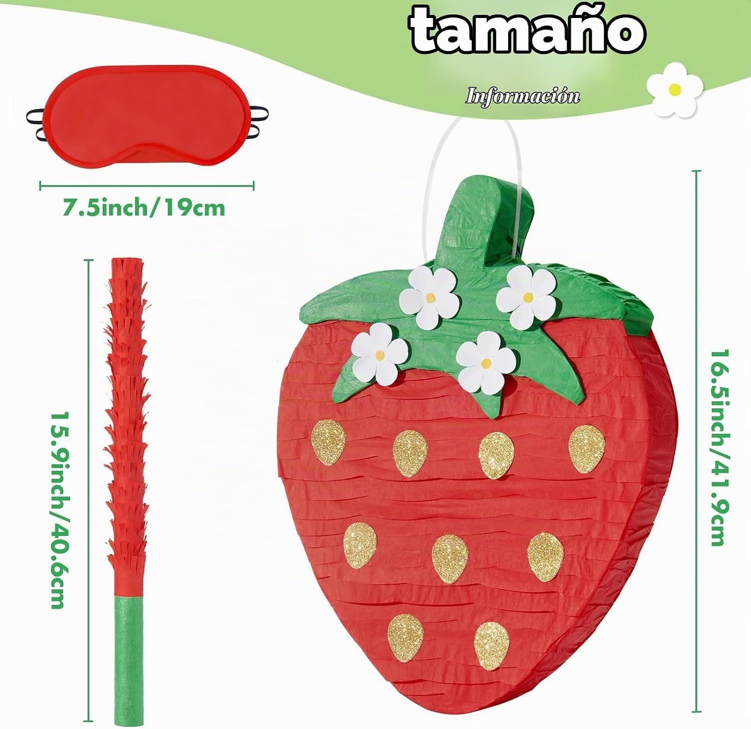 PIÑATA FRESA ROJA WERNNSAI PARA NIÑOS - 3