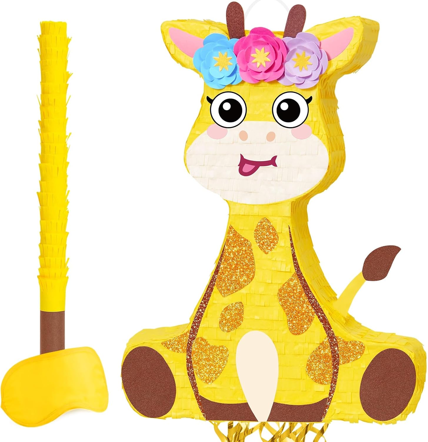 PIÑATA JIRAFA WERNNSAI CON VENDA Y BATE - 1