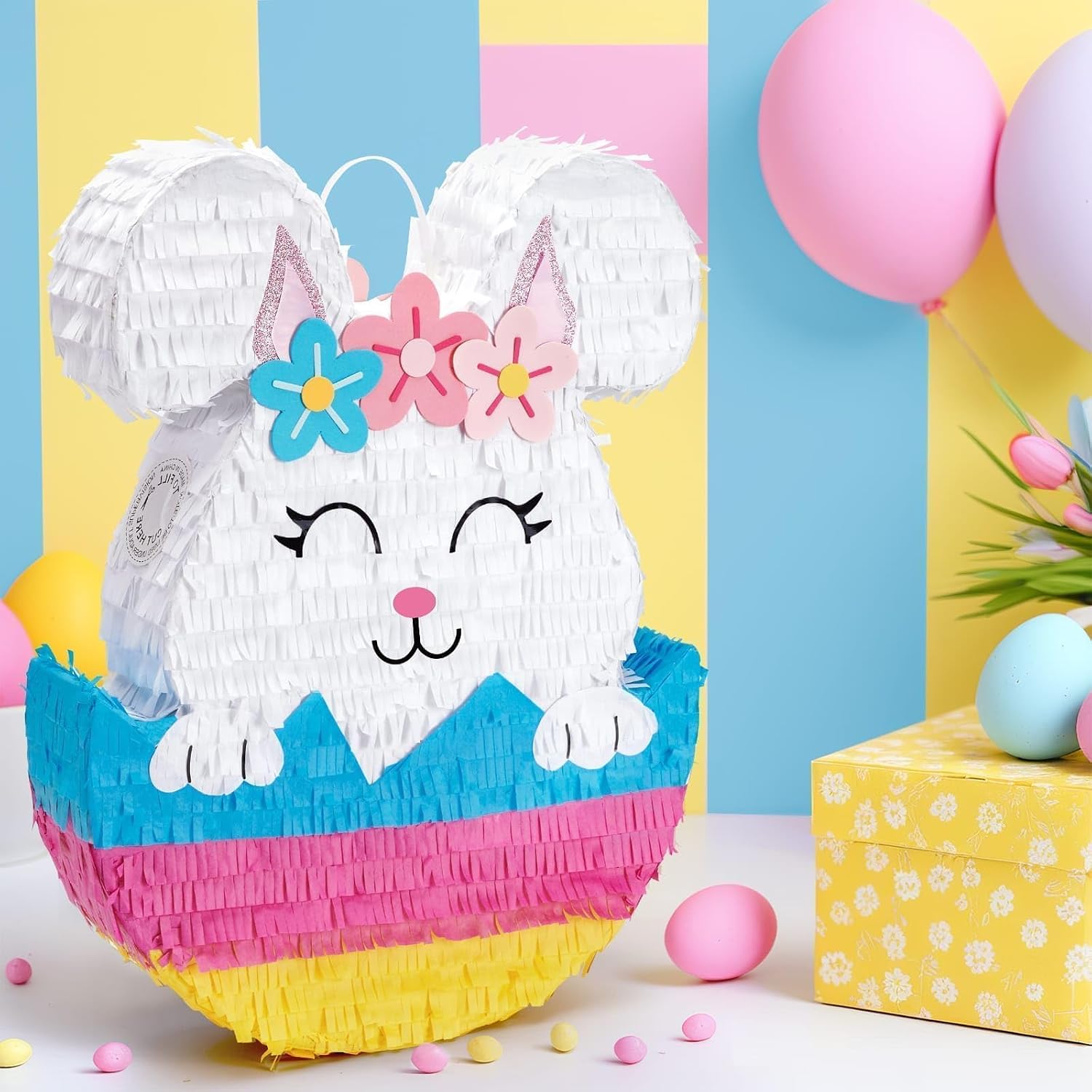 PIÑATA CONEJO DE PASCUA WERNNSAI 42X31.6 CM - 4