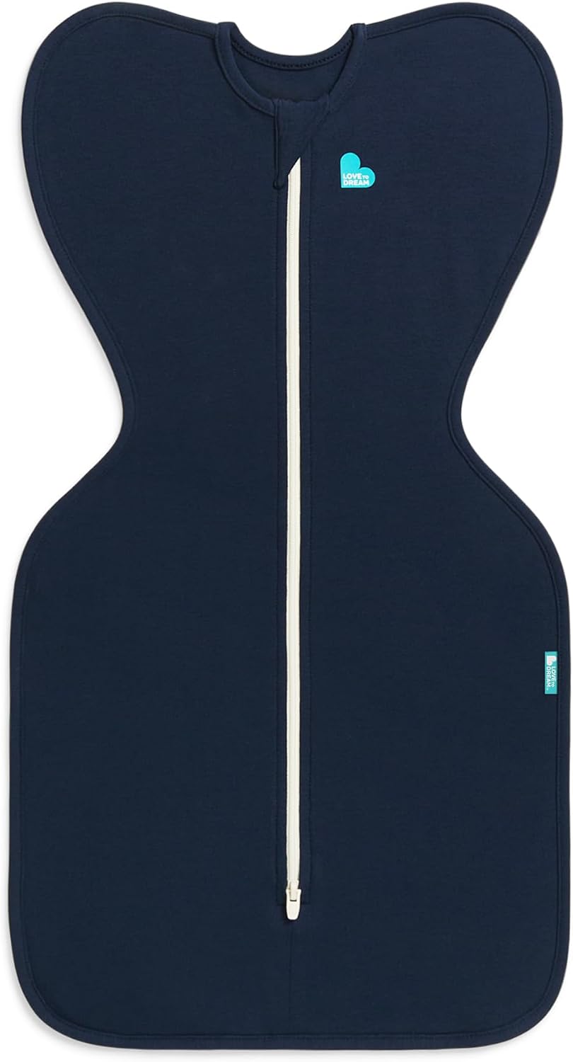 LOVE TO DREAM SWADDLE UP SACO DE DORMIR PARA BEBÉ 1.0 TOG 8-13 LBS AZUL MARINO - 2