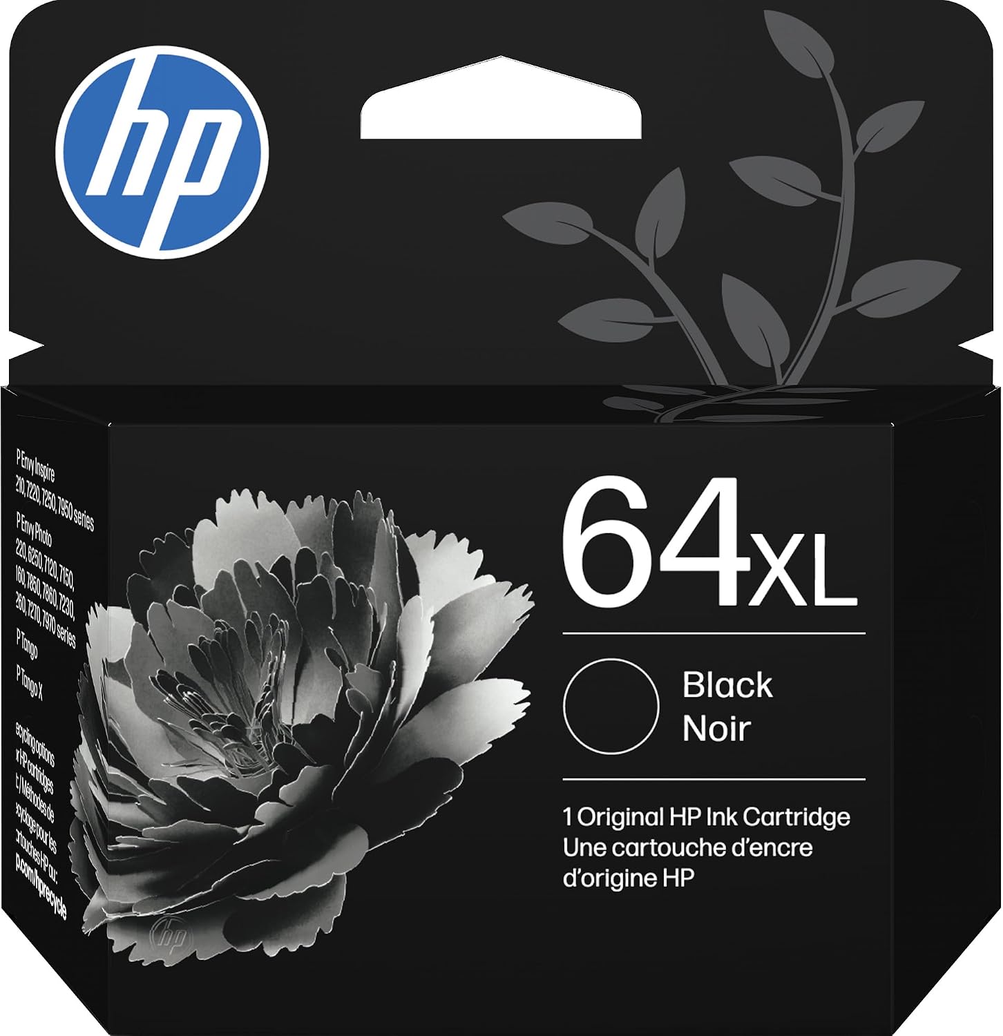CARTUCHO DE TINTA HP 64XL NEGRO DE ALTO RENDIMIENTO - 1