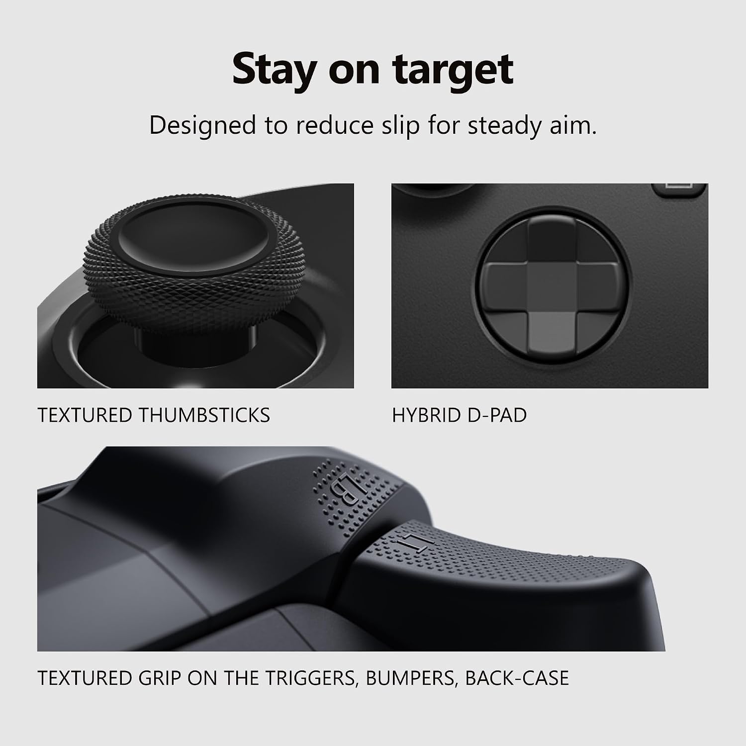 MANDO XBOX WIRELESS GAMING CONTROLLER CARBON BLACK - 3