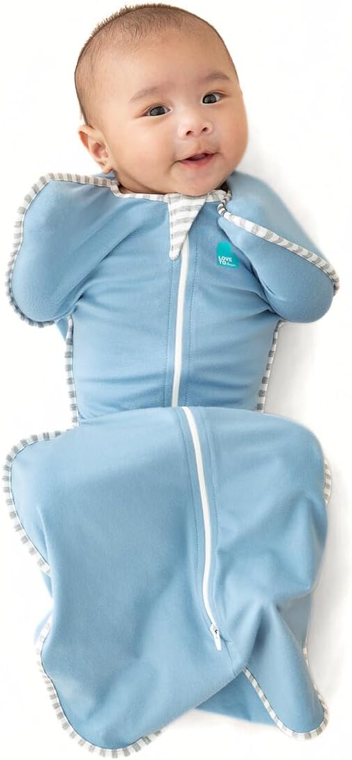 SACO DE DORMIR SWADDLE UP LOVE TO DREAM 1.0 TOG 13-19 LBS AZUL POLVORIENTO - 1