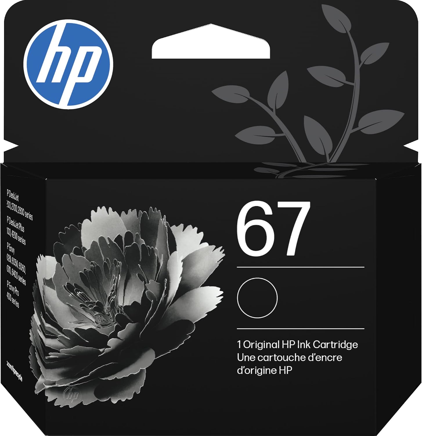 CARTUCHO DE TINTA HP 67 NEGRO - 1