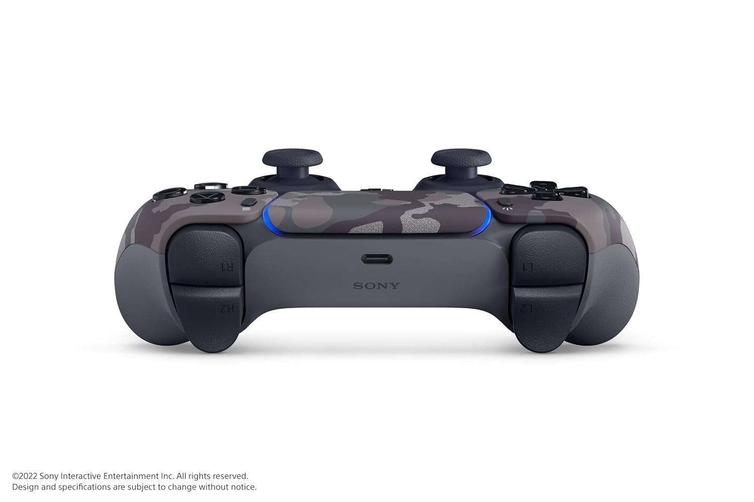 MANDO INALÁMBRICO PLAYSTATION DUALSENSE CAMUFLAJE GRIS PARA PS5, PC, MAC Y MÓVIL - 5
